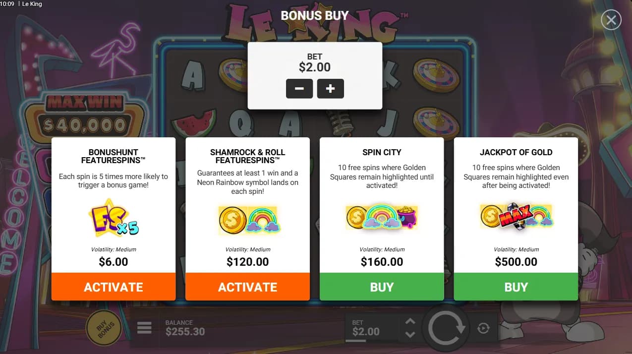 Le King Bonus